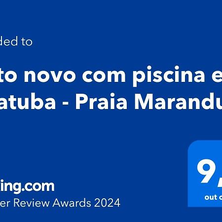 Apto Novo Com Piscina Em Ubatuba - Praia Maranduba Exterior photo